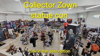 collector zown statue con tour and reactions