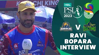 Ravi Bopara Interview | Karachi Kings vs Multan Sultans | Match 14 | HBL PSL 8 | MI2T