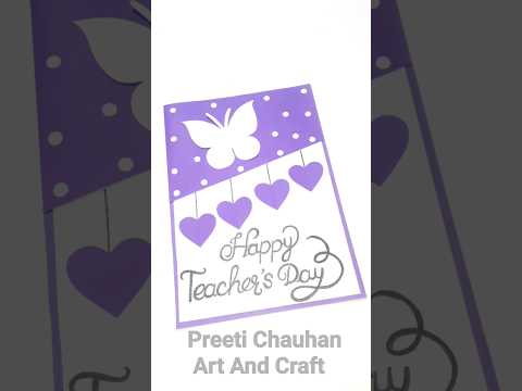 Teacher's Day Card Making Idea 2024 | Teacher's Day Card Handmade | Teacher's Day Gift Idea #shorts