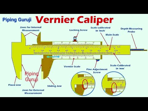 Vernier Caliper Read Easily How To Use #Vernier Caliper In Hindi, Chalana Sikhe Ashani Se