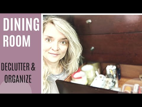 DINING ROOM DECLUTTER | ORGANIZE WITH ME | WHOLE HOUSE DECLUTTER