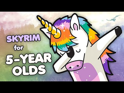 Unicorn Tails - Skyrim For 5 Year Olds!