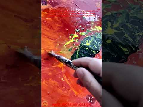 How to finish and seal a wonderful painting, tutorial made with our artist LInda, from ARTelier