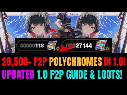 How To Get 28,500+ FREE Polychromes & 208 LIMITED Summons In ZZZ! | UPDATED EXCEL