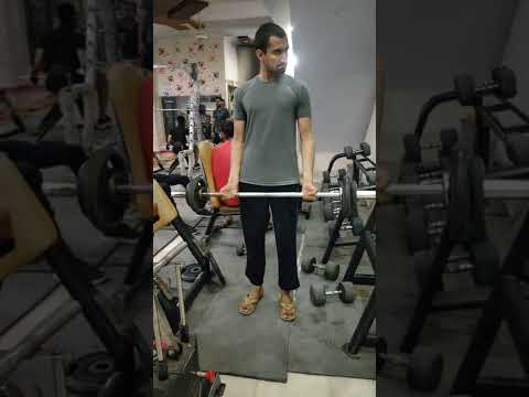 bicep workout at gym