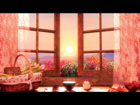 Spring Window Ambience: Springtime Nature Sounds, Gentle Breeze, Gardening Sounds, Sketching