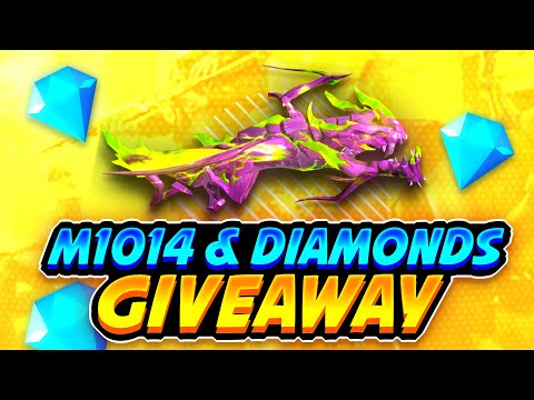 Giveaway DRACO M1014 Redeem Code || Custom Giveaway DIAMONDS || Free Fire Live Diamonds Giveaway