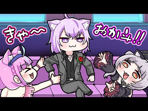 【手描き】一夜で1000万を売り上げたホストおか斗（おかゆ）【こまいぬ/切り抜き/hololive】