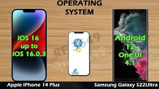 Apple iPhone 14 Plus VS Samsung Galaxy S22 Ultra #iphone14Plus #samsung #tinymagic