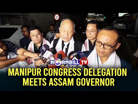 MANIPUR CONGRESS DELEGATION MEETS ASSAM GOVERNOR