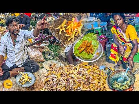 Adivasi Bazar Ka Jharkhandi Style Murge Ke Panje Making Rs. 40/- Only l Ranchi Street Food