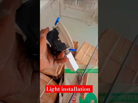 How to install COB Light Ceiling 🤯😱 | Light Connection Ceiling #electrical