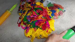 SATISFYING ASMR UNBOXING LOTS OF COLORFUL BALLOONS #balloons #asmr