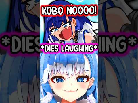 Kronii Dies of Laughter after Kobo said something YABAI #hololive #vtuberclips #vtuber