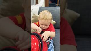 Learning to use a zipper #aiden #parentingvlog #shortfeed