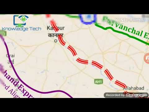 Ganga Expressway Map (Official UPEIDA Map)