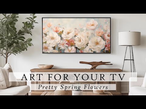 Pretty Spring Flowers Art For Your TV | Spring TV Art | Summer TV Art | Flower TV Art | 4K | 3.5 Hrs