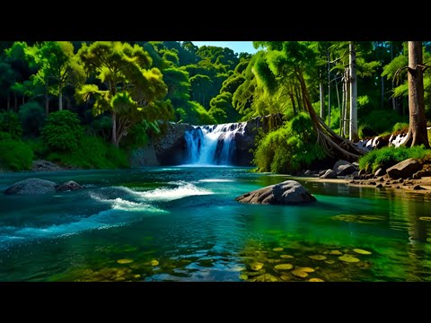 Bird & water singing, calm the heart, Instant Relief, Water Whistle, relaxing water, ASMR River