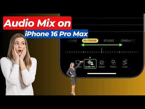 How to use Audio Mix on iPhone 16 Pro Max | Spatial Audio Mix on iPhone 16 Pro | iPhone 16