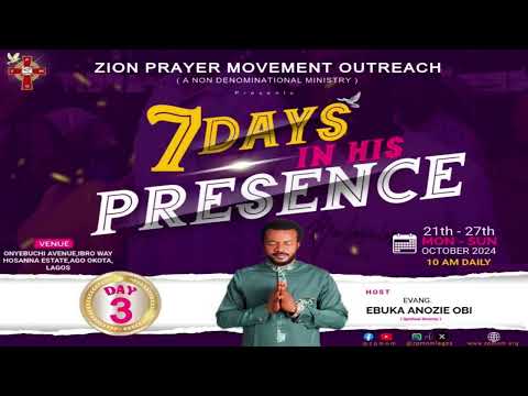 IN HIS PRESENCE PROGRAM DAY 3 || 2NDSESSION || 23RD OCTOBER, 2024.