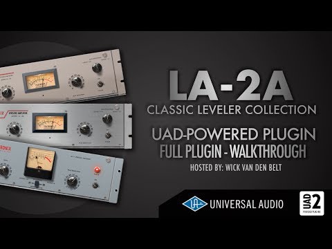 UAD - LA2A Leveler Plugin Collection explained (Full Walkthrough)