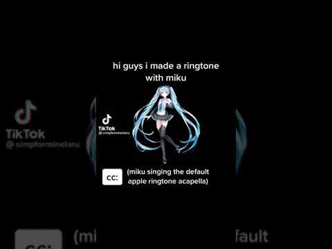 Hatsune Miku Ringtone - simpforminelaru on Tik Tok