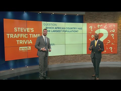 Which African country has the largest population? | Steve's Traffic Time Trivia