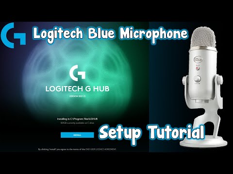 Logitech G Hub &   Blue Yeti USB Mic: 3 Capsules, 4 Patterns & Adjustable Stand - Silver | Setup