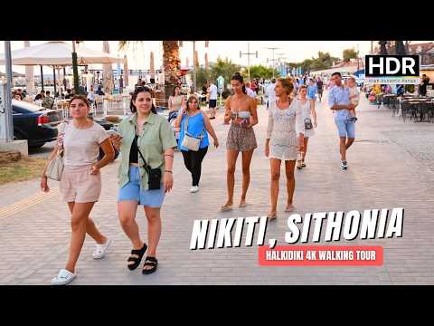 Explore Nikiti, Greece In 2024 | Walking Tour Of Sithonia Halkidiki (4K HDR)