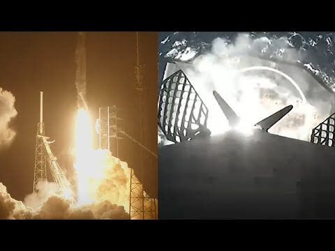 SpaceX Starlink 195 launch and Falcon 9 first stage landing, 15 October 2024