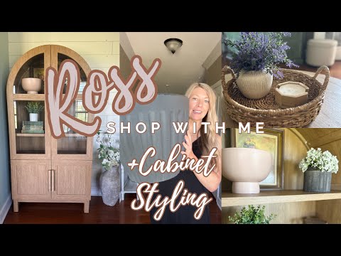 COME SHOP WITH ME AT ROSS + HAUL | Viral Walmart Arch Cabinet Styling