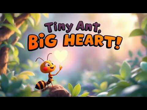 🌟Tiny Ant, Big Heart! Andy's Magical Adventure in Self Belief🐜#kidsstories #kidslearning #cartoon