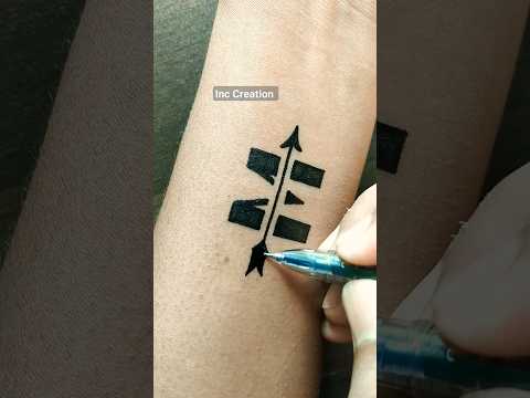 DIY | letter M tattoo ideas......... #art #easytattoo #diytattoo #drawing #bodyart #temporarytattoo