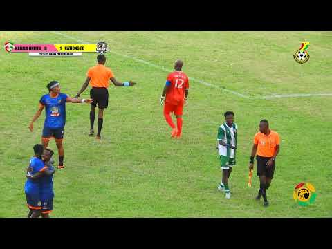 KARELA UNITED 0 : 1 NATIONS FC - 2024/25 GHANA PREMIER LEAGUE HIGHLIGHTS