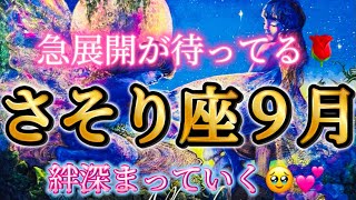 蠍座9月♏️感動🥹✨急展開が待っている🌹絆が深まっていく…🌈💕