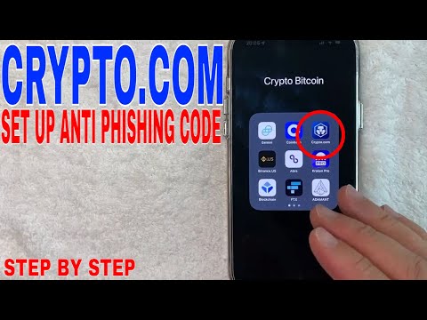 🔴🔴 How To Setup Anti Phishing Code On Crypto.com ✅ ✅