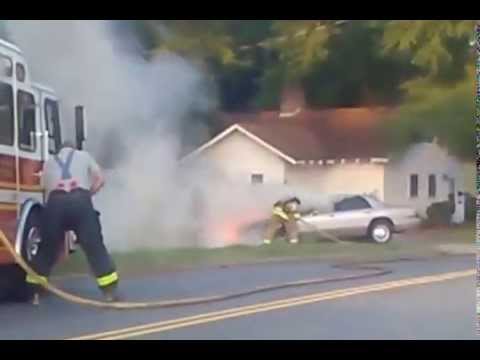 Car On Fire in Gaffney SC 7-26-2015 (2)