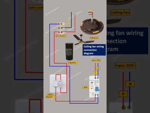 Ceiling Fan Wiring Connection Diagram | ceiling fan wiring | how to connect ceiling fan wires