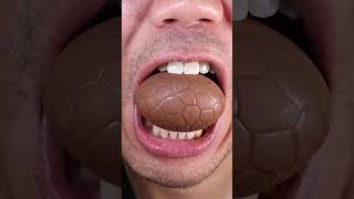 BIG Chocolate Egg Crack ASMR 🥚🍫 #ChocoEgg #SatisfyingCrack