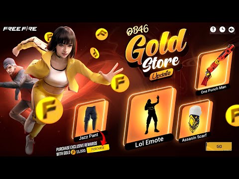 New Items in Gold Store 🔥🥳| Free Fire New Event | Ff New Event l Ob46 Update free fire