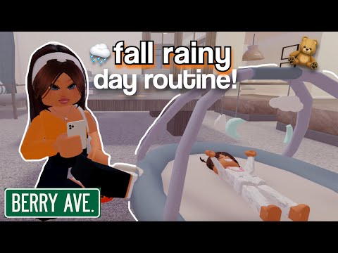 🌧️Rainy Productive Day in the Life! | Roblox Berry Avenue Roleplay