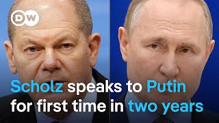 Germany's Scholz urges Putin to be prepared to negotiate with Ukraine | DW News