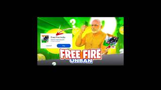 Free Fire Unban In India 🍷💪 #freefire #freefireshorts  #youtubeshorts #shorts #foryou #totalgaming