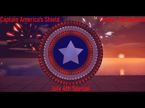 Custom Captain America Shield In Fortnite Creative! |Speedbuild|