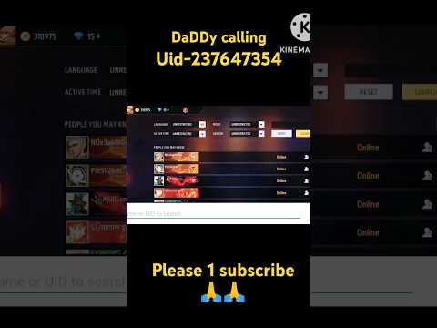 ## DaDDY Calling Back ##india 337 grandmaster player ## grena free fire