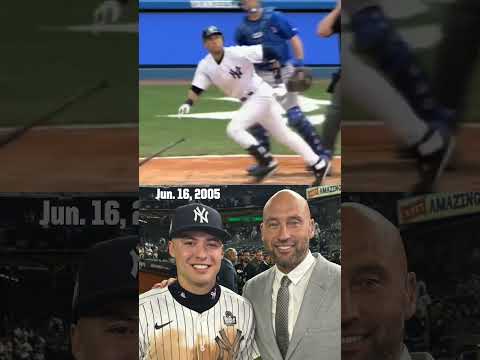 Anthony Volpe’s GRAND SLAM with his hero Derek Jeter watching was a FULL CIRCLE MOMENT 🍿 #shorts