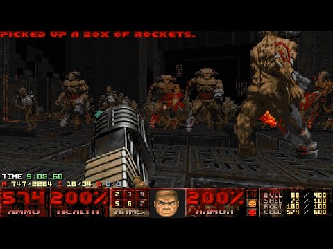 Doom II: Sunder - Map 18 (The Singing Void) UV-Max in 21:13 [TAS]