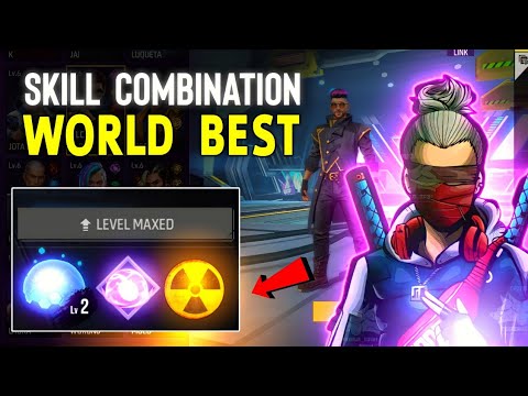 World's Best CS rank Skill Combination In Free Fire | Best Character Combination in Free Fire