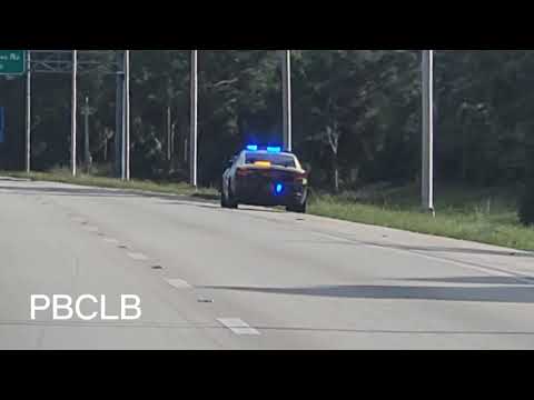 Florida Highway Patrol Parked On 95