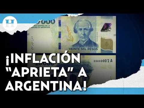 ¿Para qué alcanza? Argentina lanza billete de 20 mil pesos en plena crisis e Inflación de casi 200%